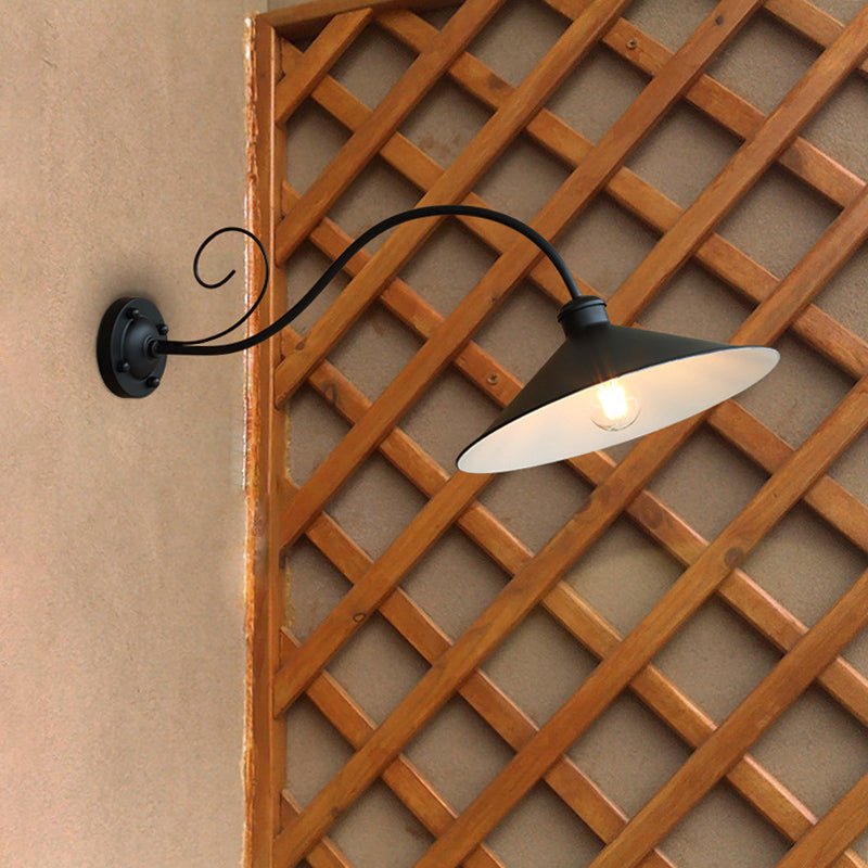 Embrace Timeless Style with the Flared Outdoor Wall Light
