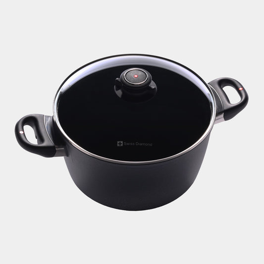 HD Nonstick Stock Pot with Glass Lid