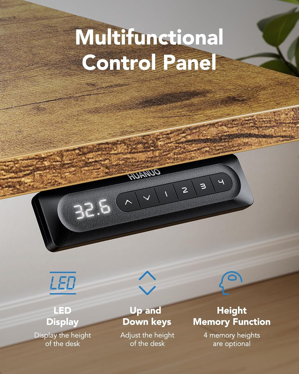 48x24 Inch Electric Standing Desk With Adjustable Height