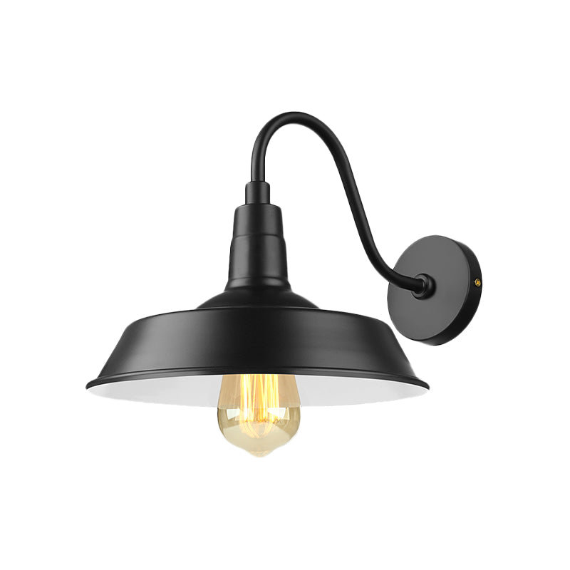 Illuminate Your Space with Industrial Chic: The Barn Wall Sconce with Gooseneck Arm