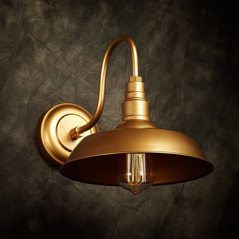 Illuminate Your Space with Industrial Chic: The Barn Wall Sconce with Gooseneck Arm