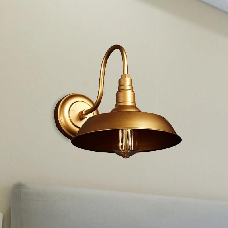 Illuminate Your Space with Industrial Chic: The Barn Wall Sconce with Gooseneck Arm