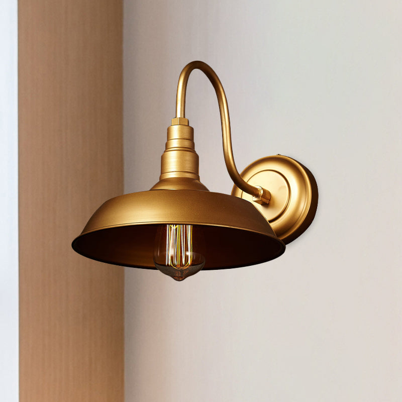 Illuminate Your Space with Industrial Chic: The Barn Wall Sconce with Gooseneck Arm