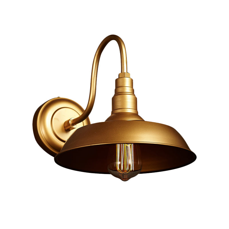 Illuminate Your Space with Industrial Chic: The Barn Wall Sconce with Gooseneck Arm