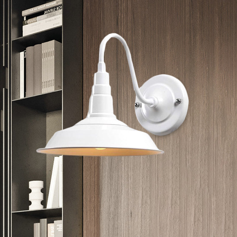 Illuminate Your Space with Industrial Chic: The Barn Wall Sconce with Gooseneck Arm