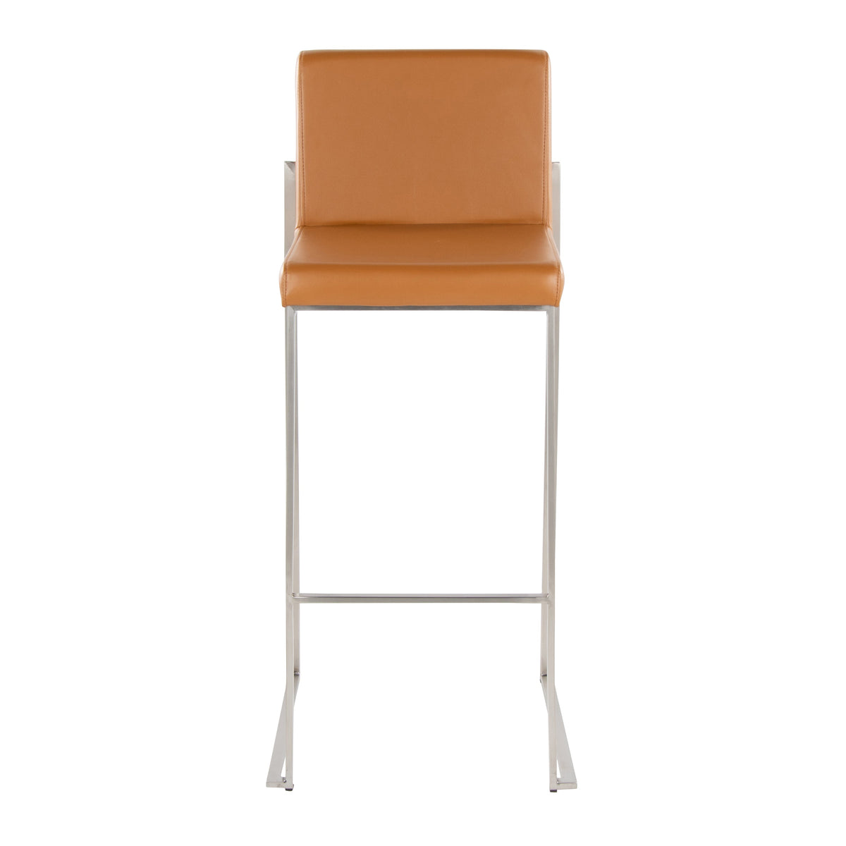 30" Contemporary High Back Barstool Set of 2