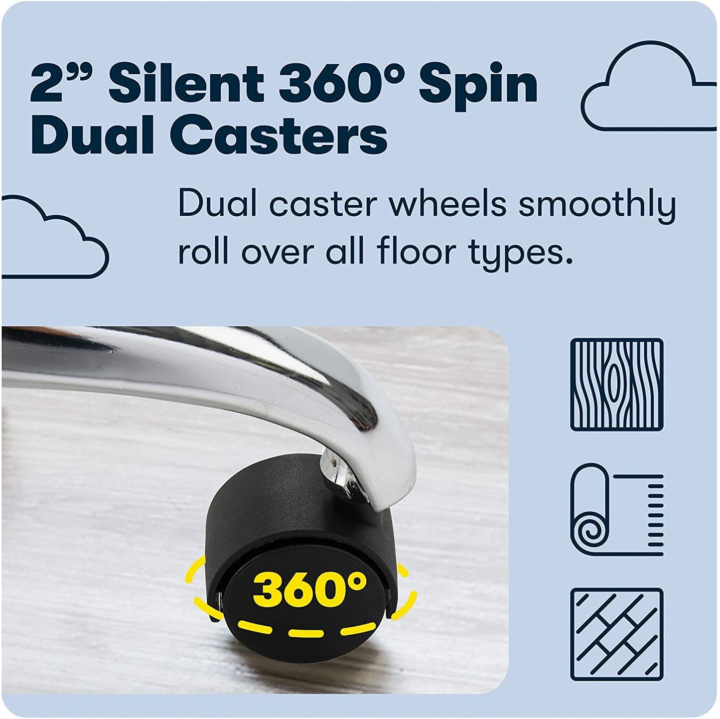 Armless Desk Chair With Mesh Back And Wheels Black