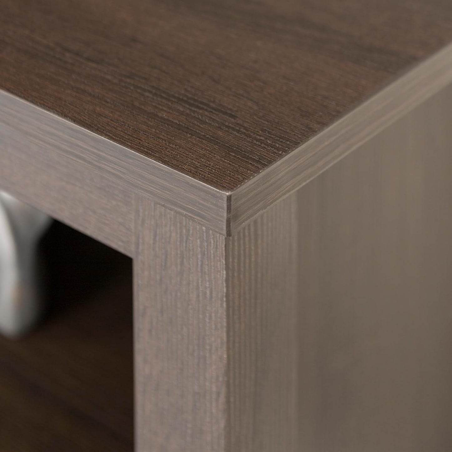 70 Inch TV Stand Espresso Finish With Adjustable Shelves