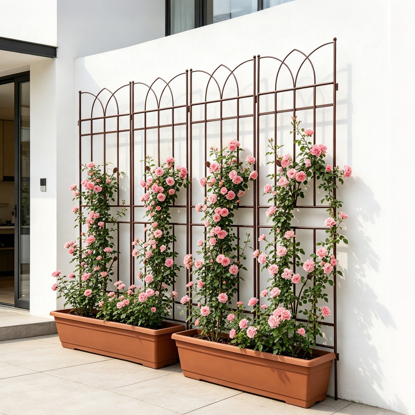 4 Pack Metal Garden Trellis 71" x 17.7"
