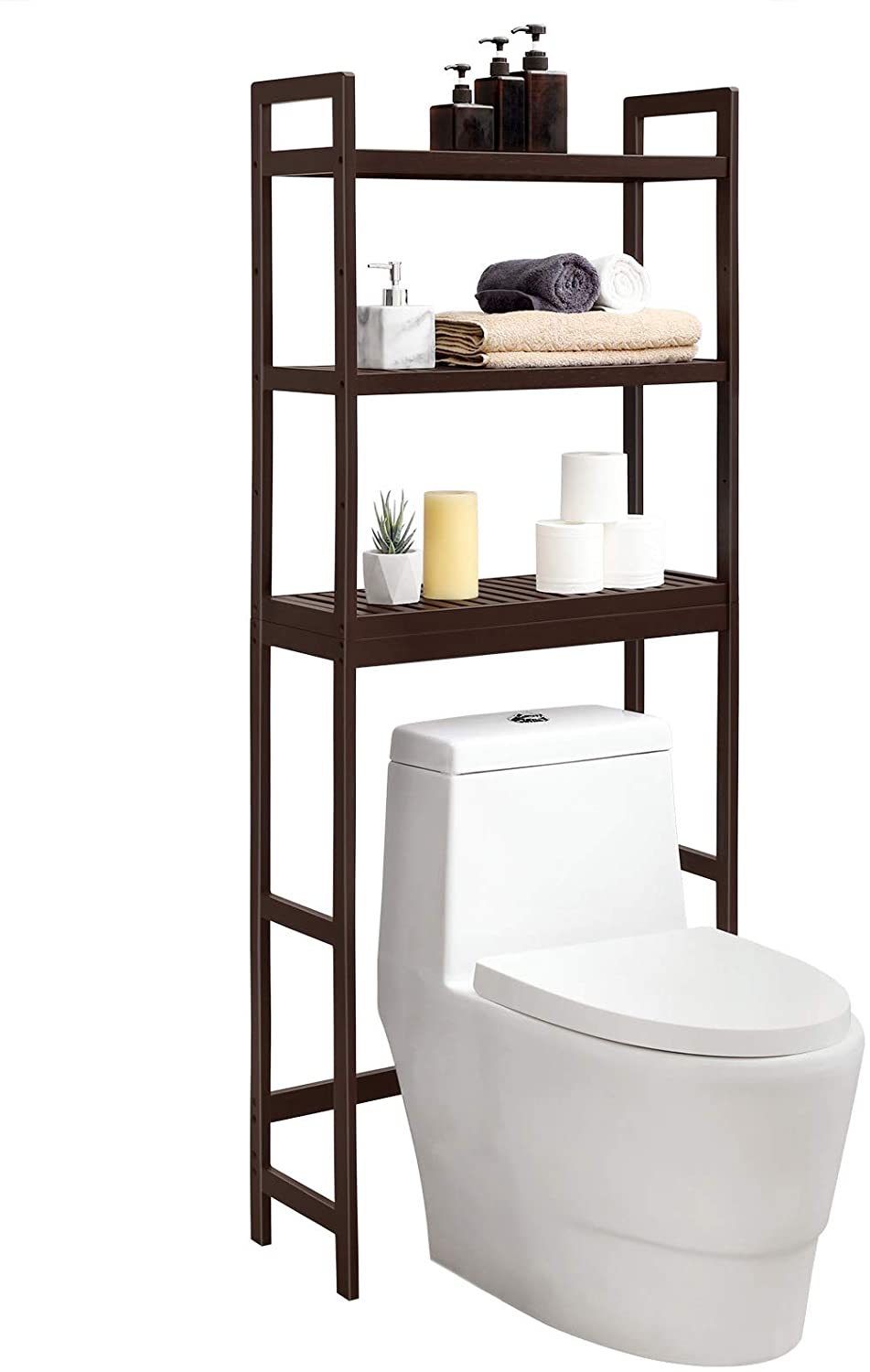 Adjustable Shelves Bathroom Organizer