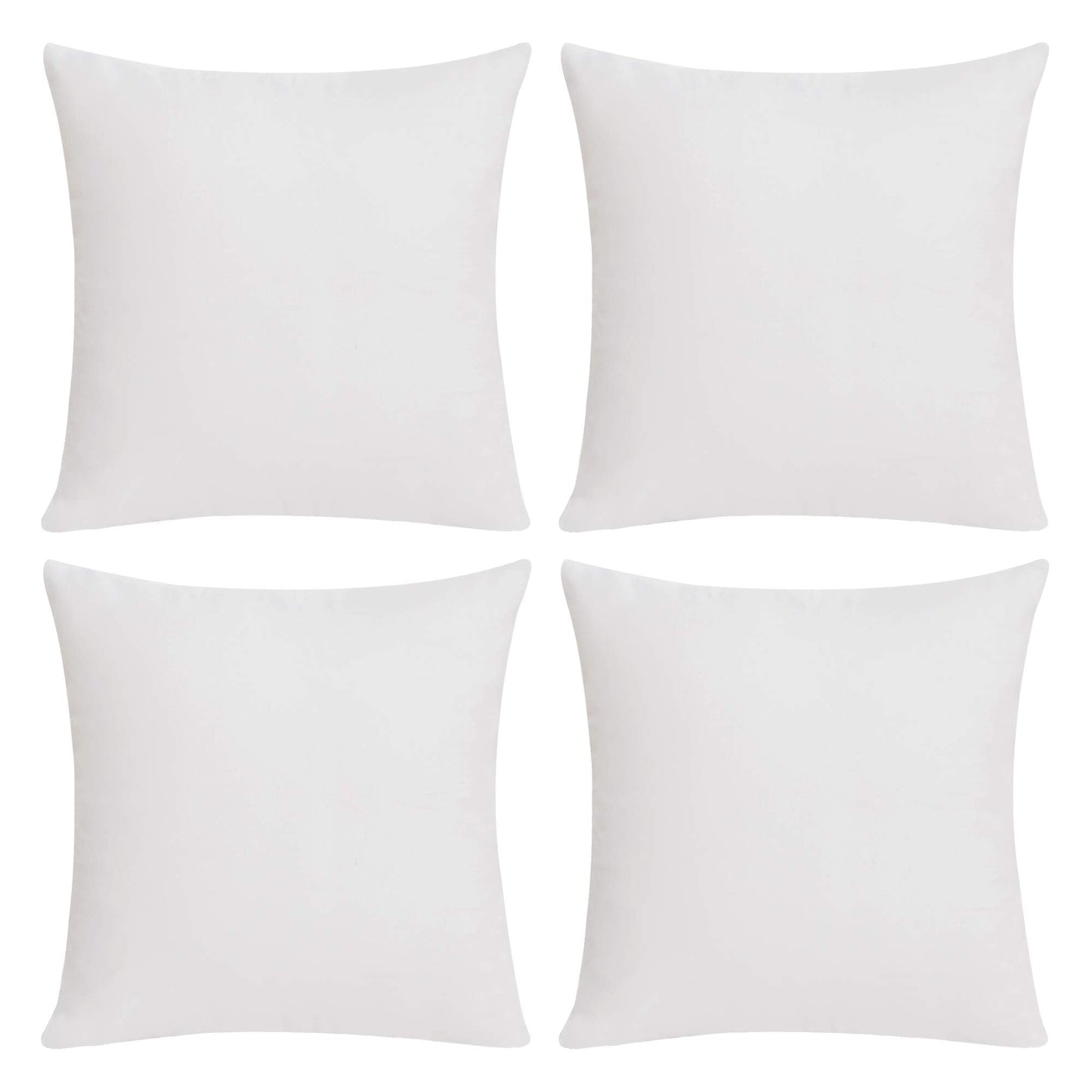 Decorative Linen Throw Pillow Covers, 18x18 Inch, 4 PCS