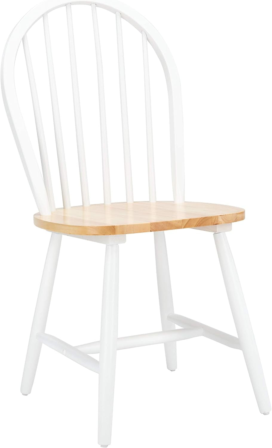 Farmhouse 18 Inch Black Spindle Back Dining Chairs Set Of 2