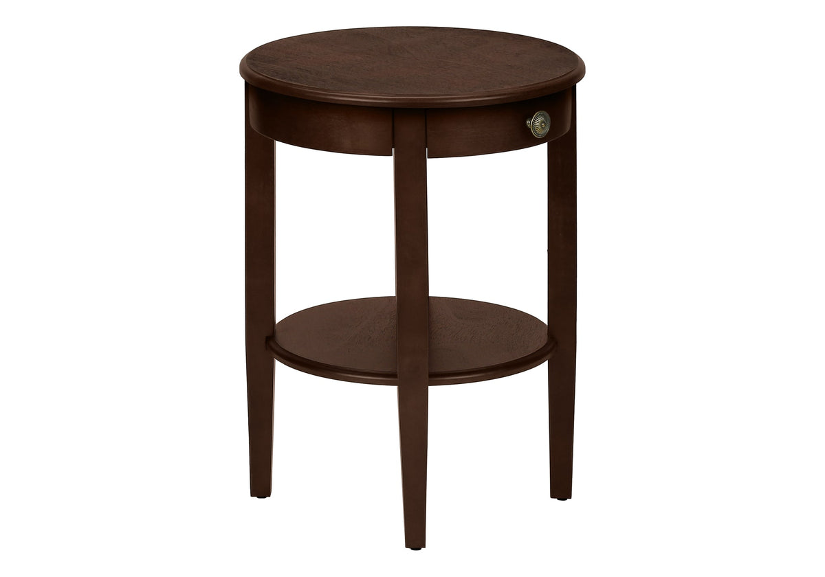 2-Tier Round Accent Table