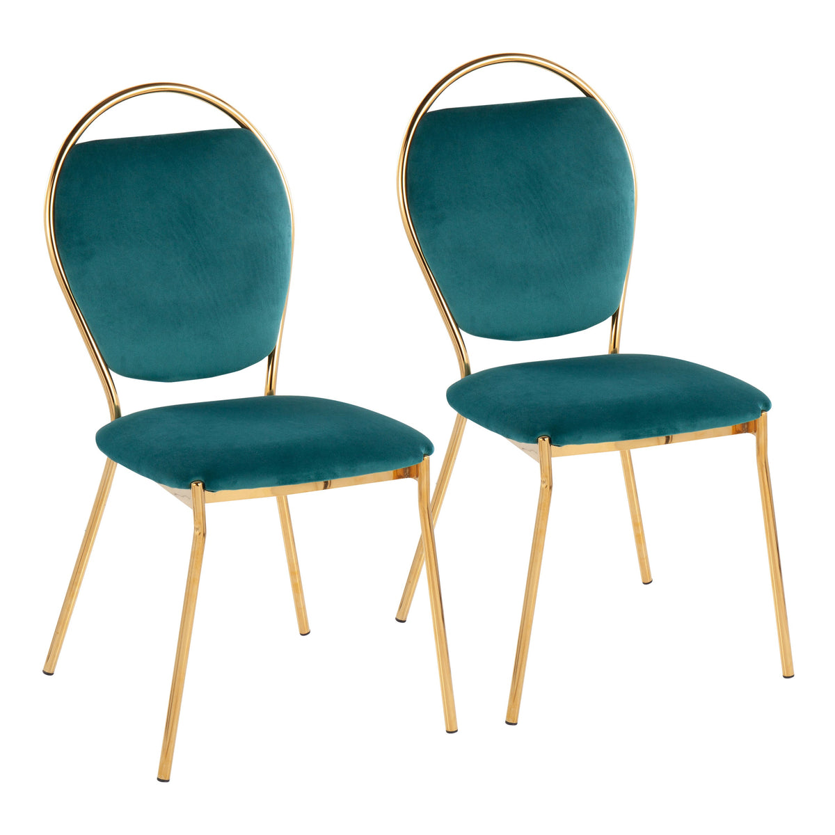 Contemporary Dining Chair in Velvet
