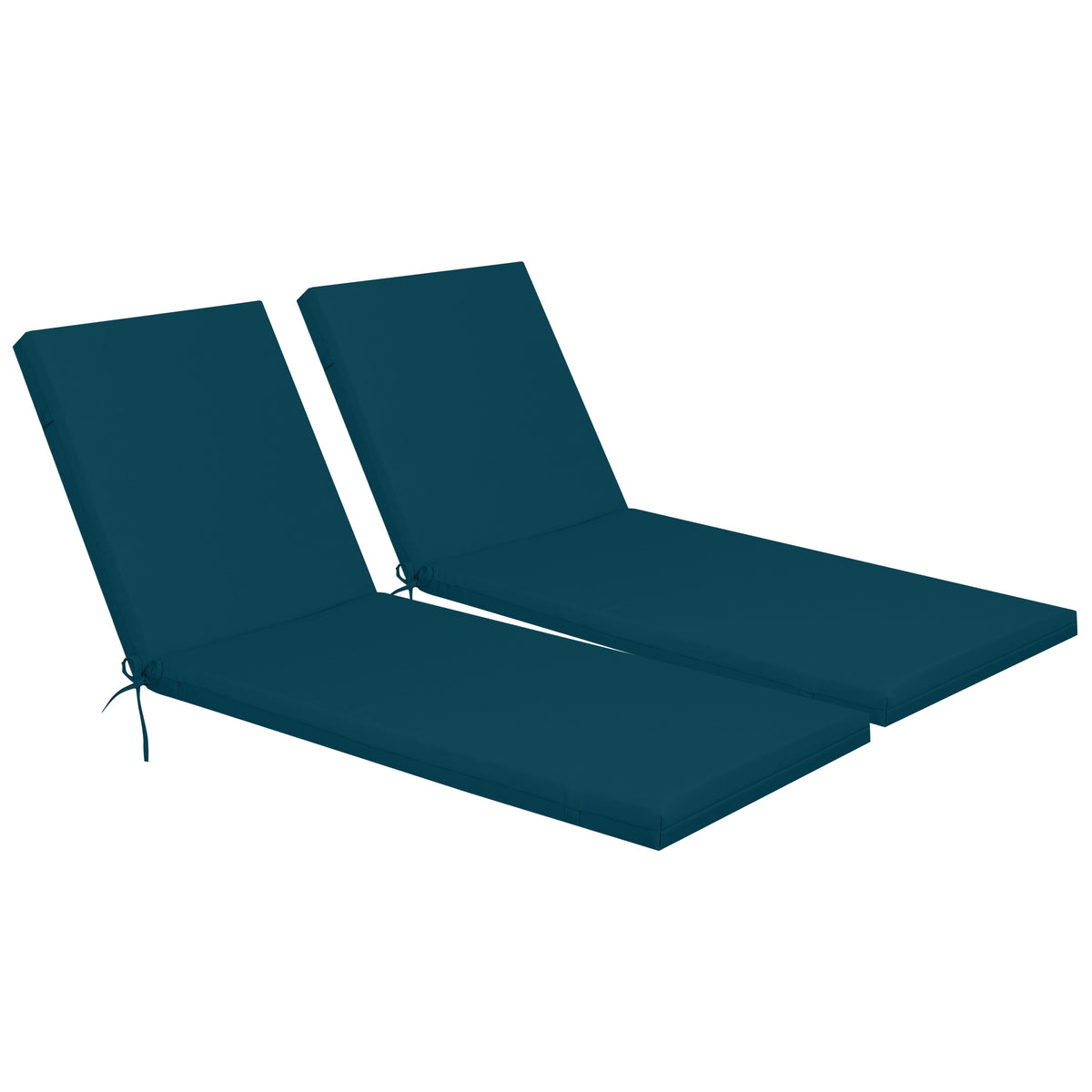 2PCS Set Outdoor Lounge Chair Cushion Replacement
