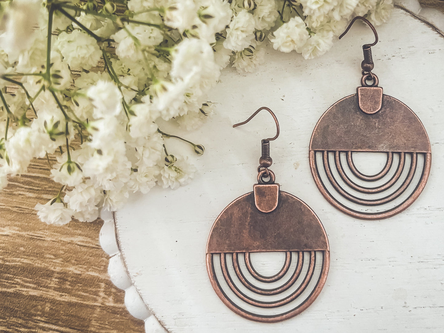 Copper Horizon Earrings