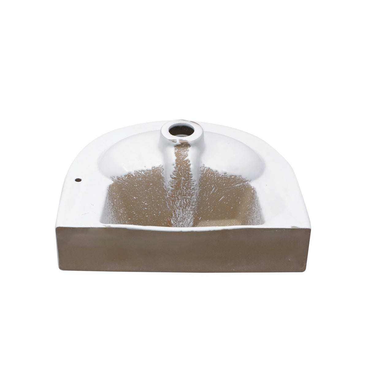 16"x14" Wall-Mounted Ceramic Bathroom Sink