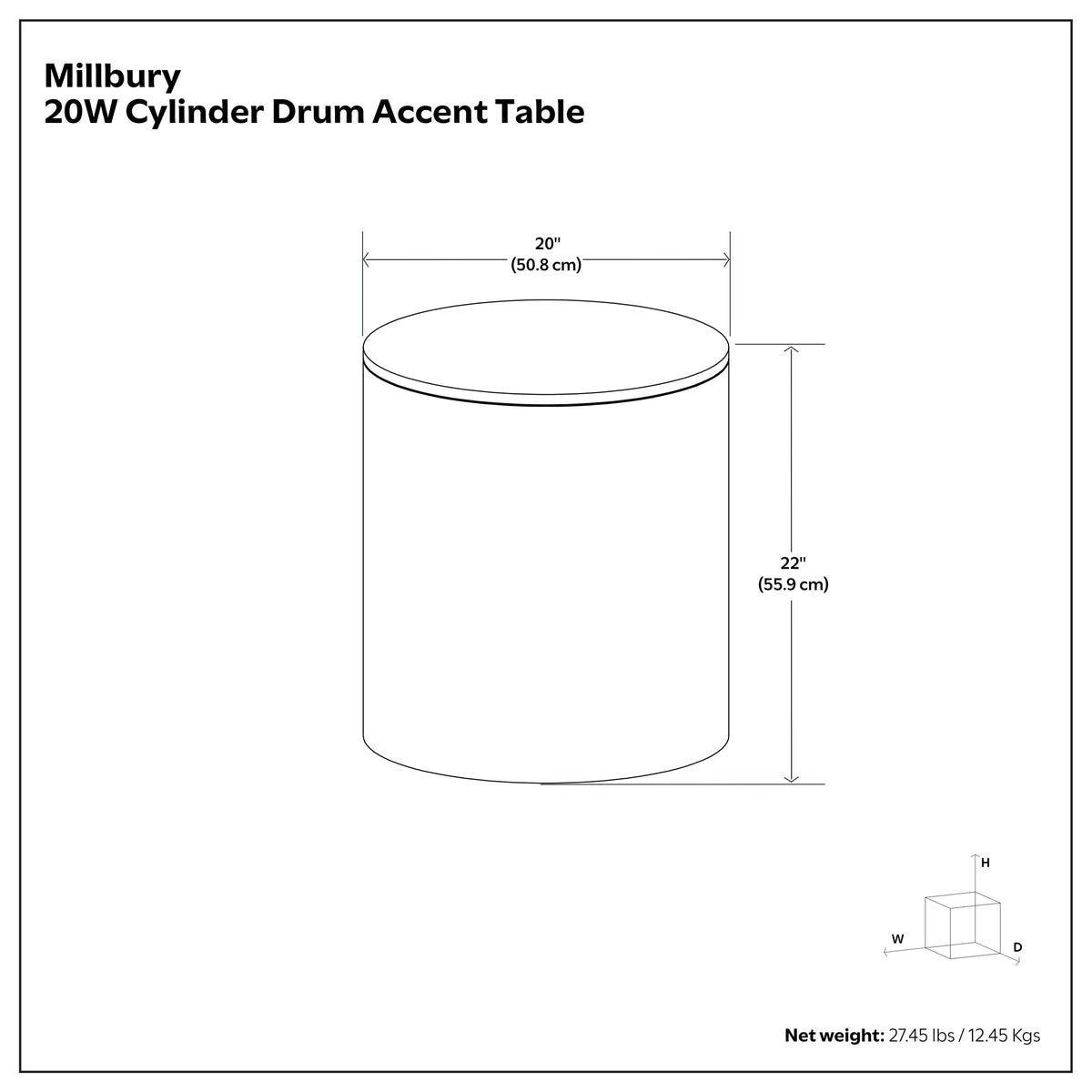 Millbury Side Table