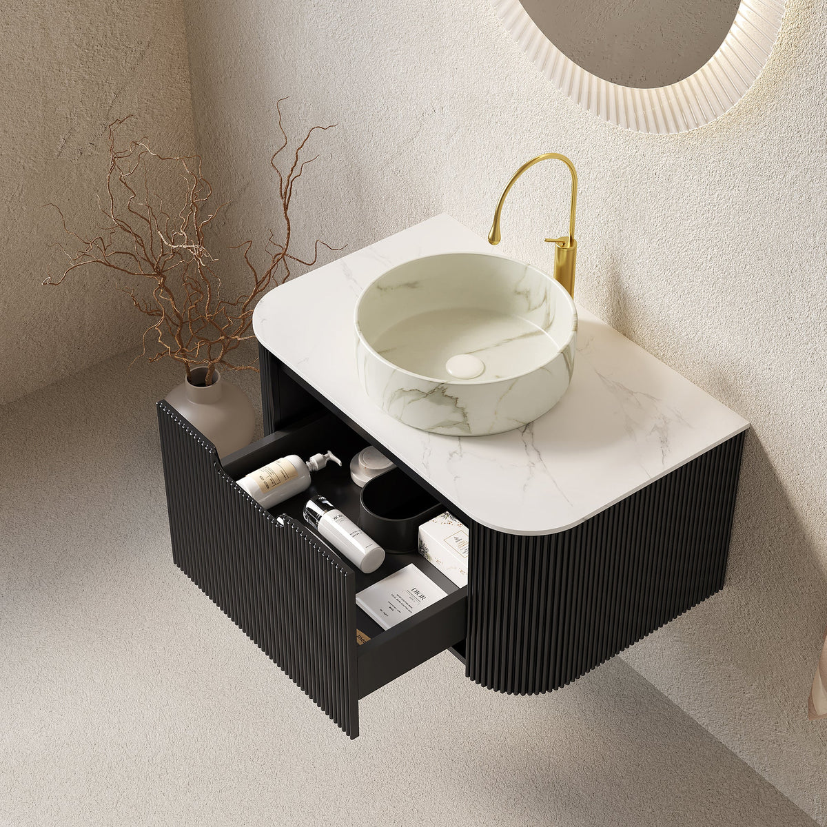 Dina 30" Bathroom Vanity & Sink