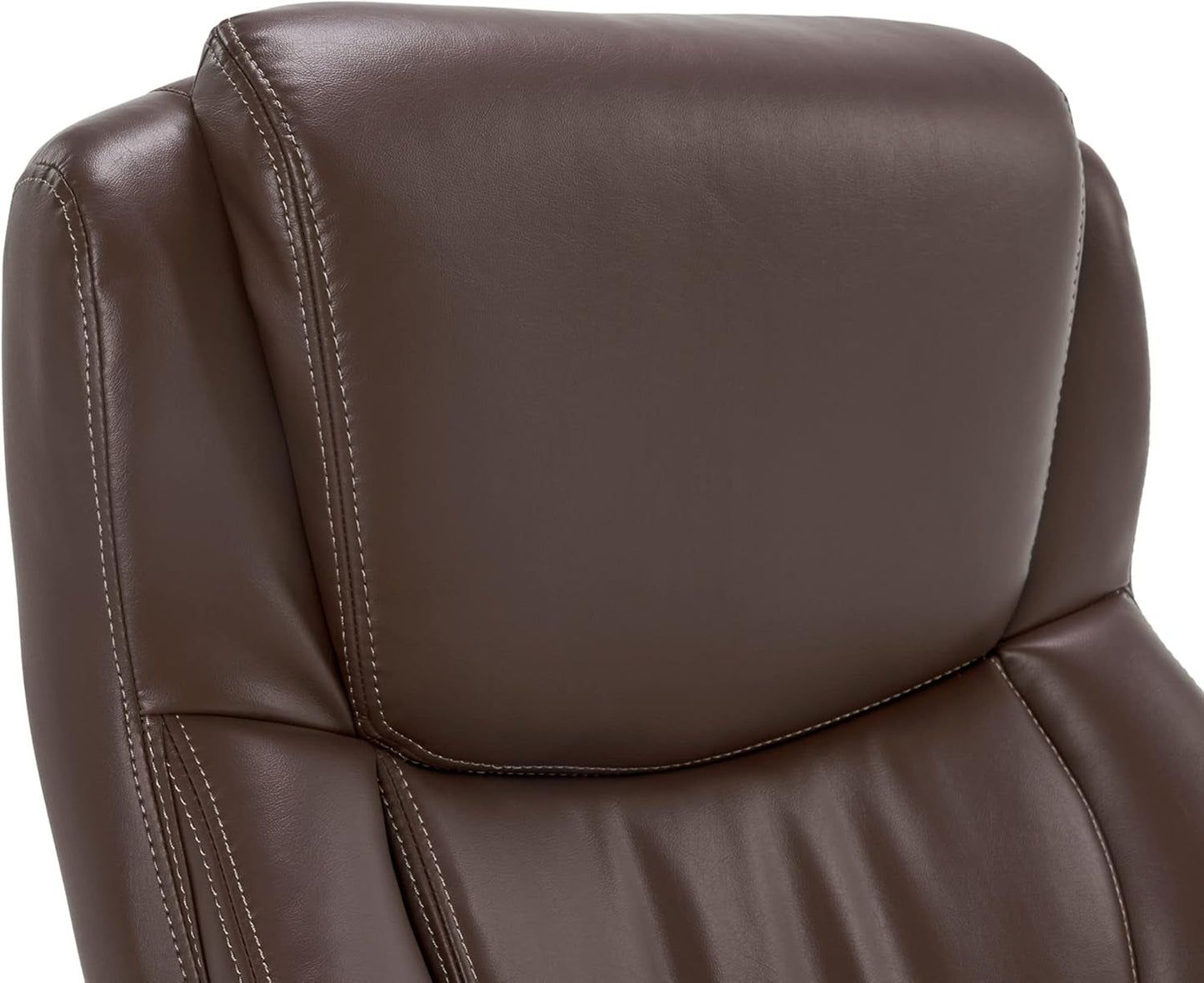 Delano Big Tall Executive Office Chair Brown Bonded Leather