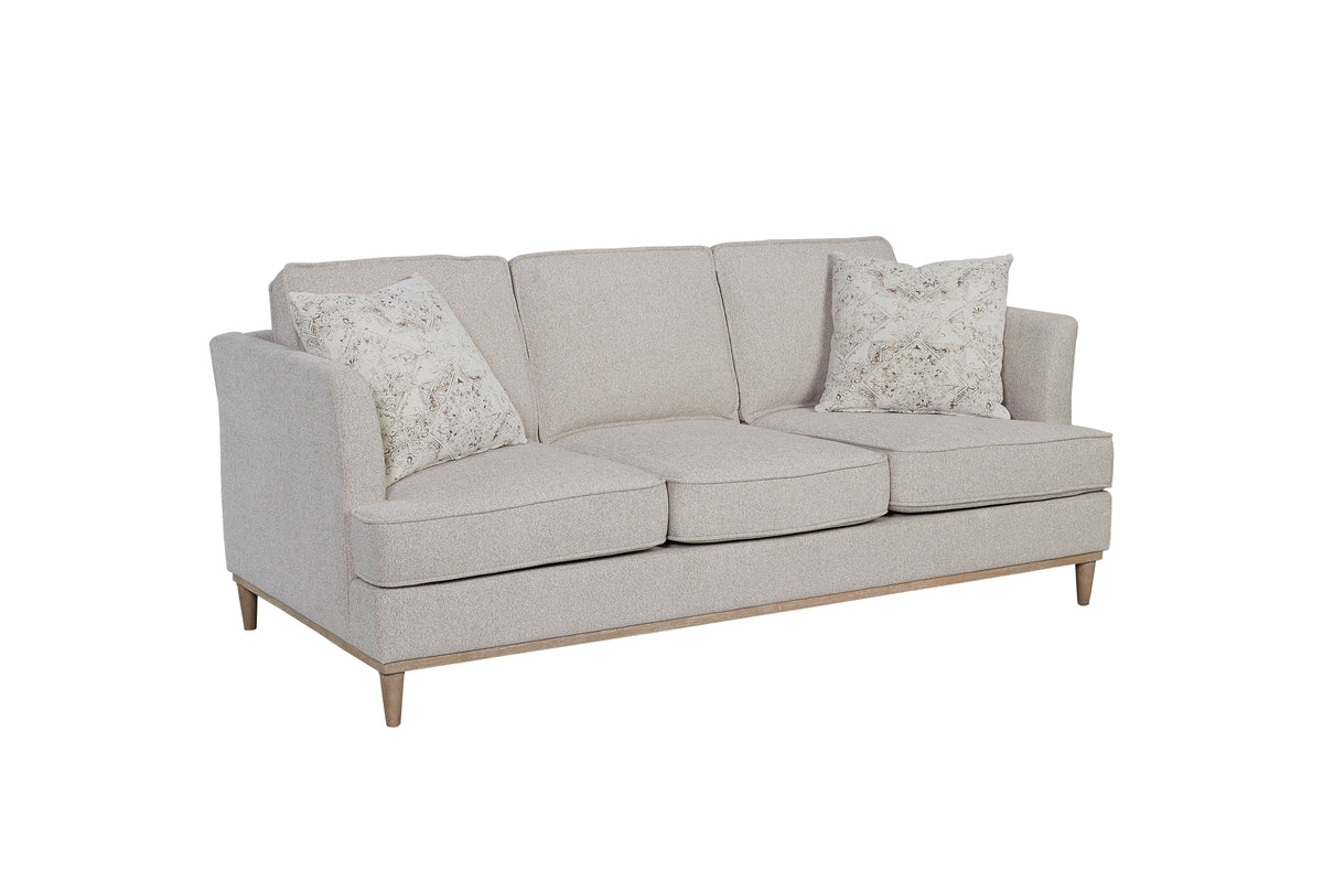 Sofa With 3 Reversible Cushions and 2 Pillows