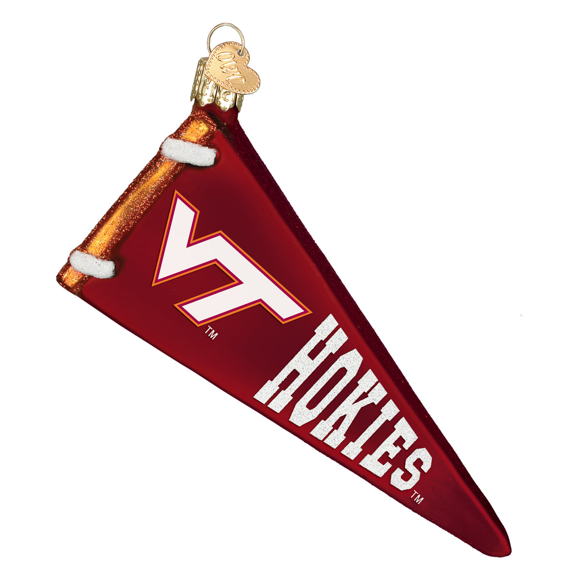 Virginia Tech Pennant Ornament