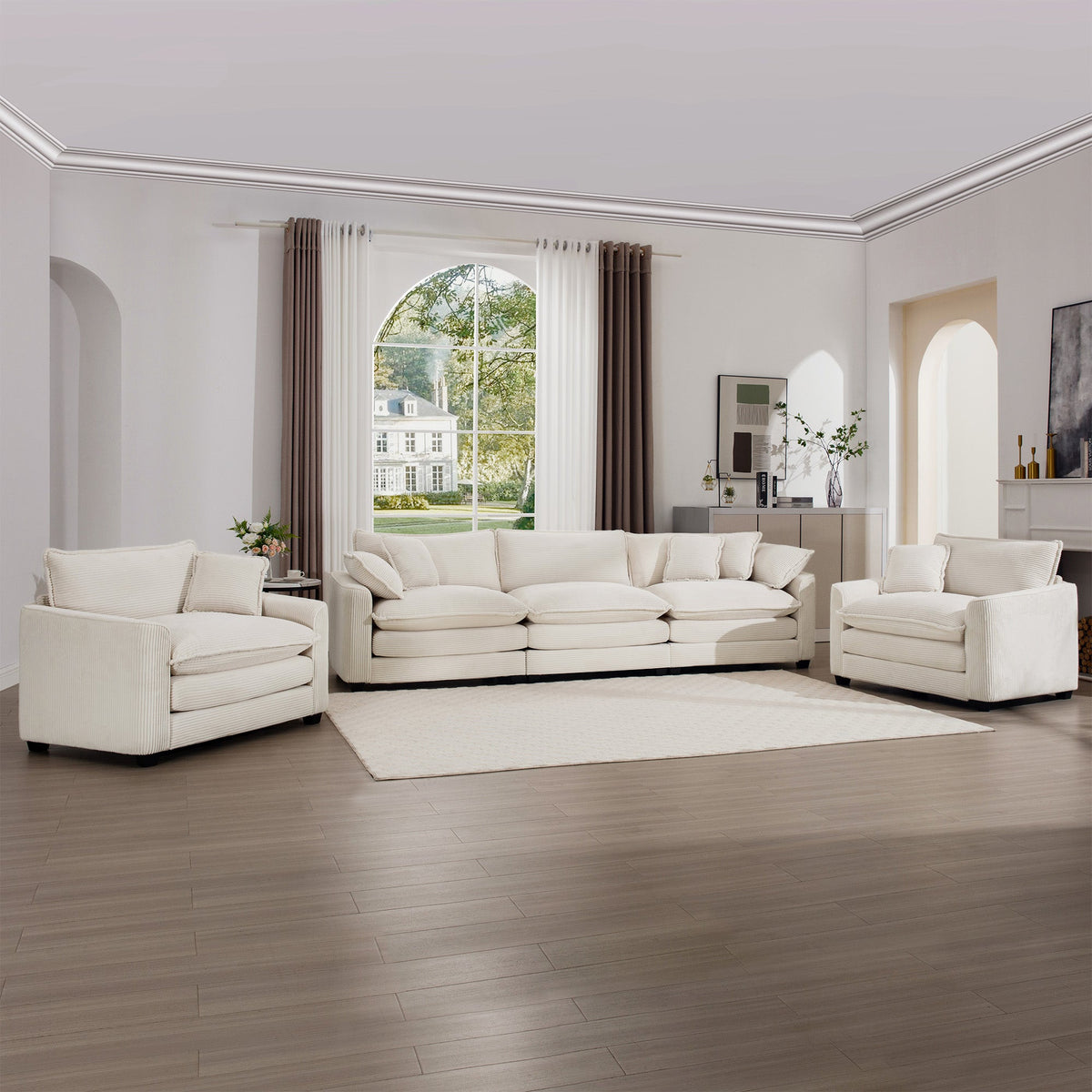 Luxurious and Sophisticated Sofa Set