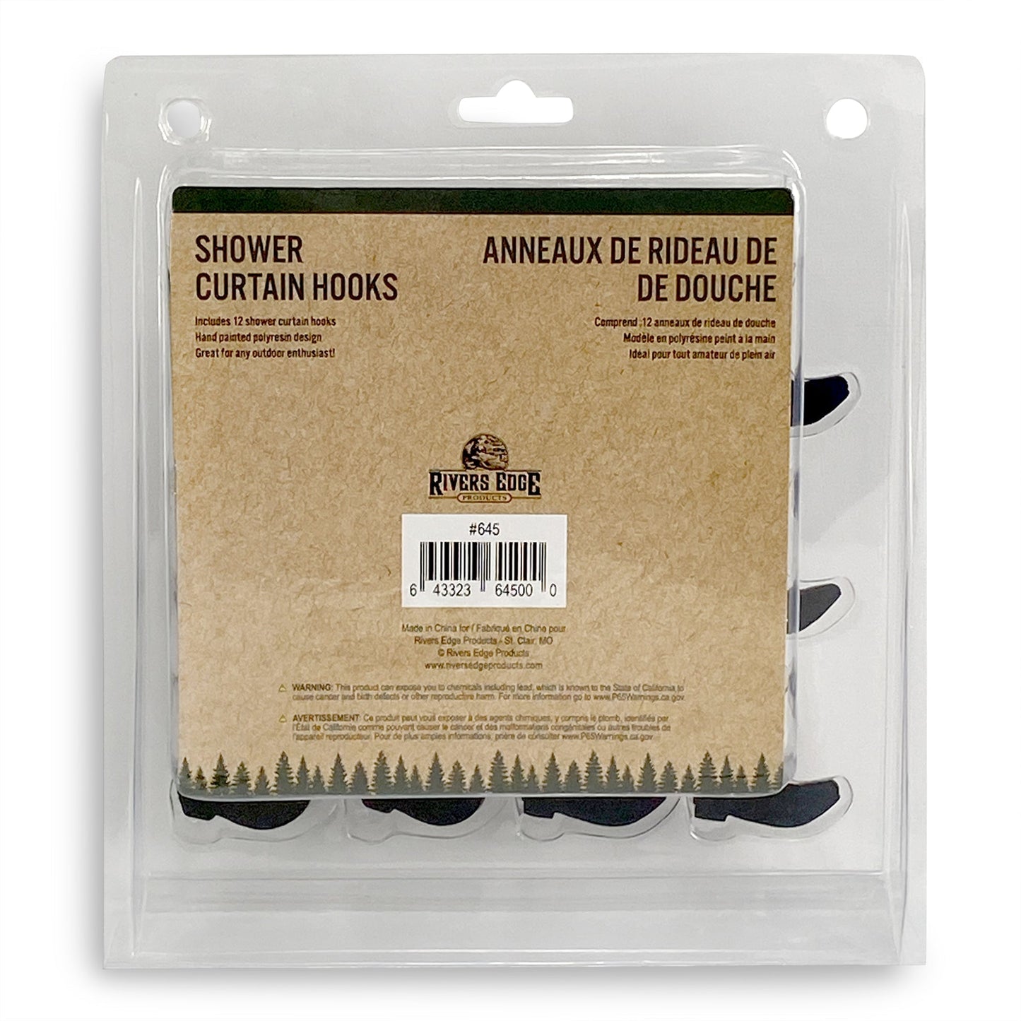 Shower Curtain Hooks-Cowboy Boot