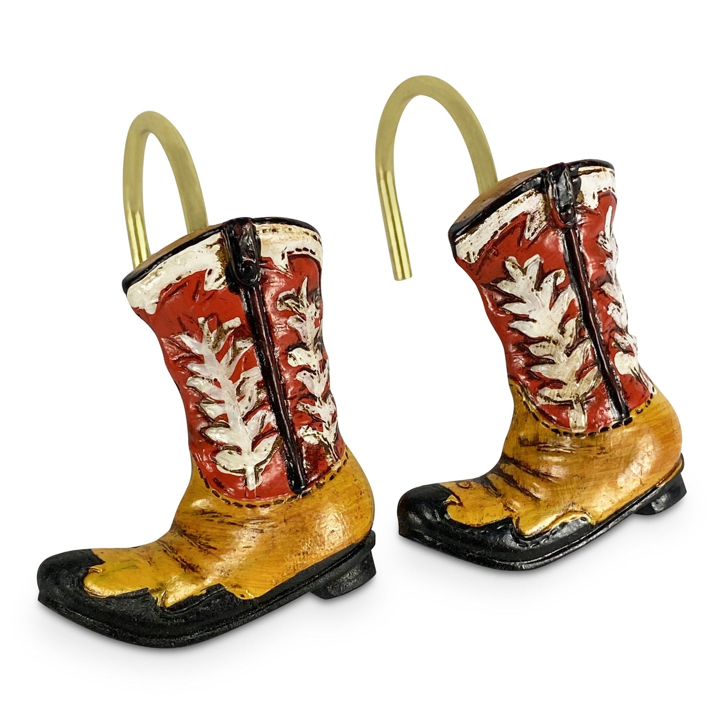Shower Curtain Hooks-Cowboy Boot