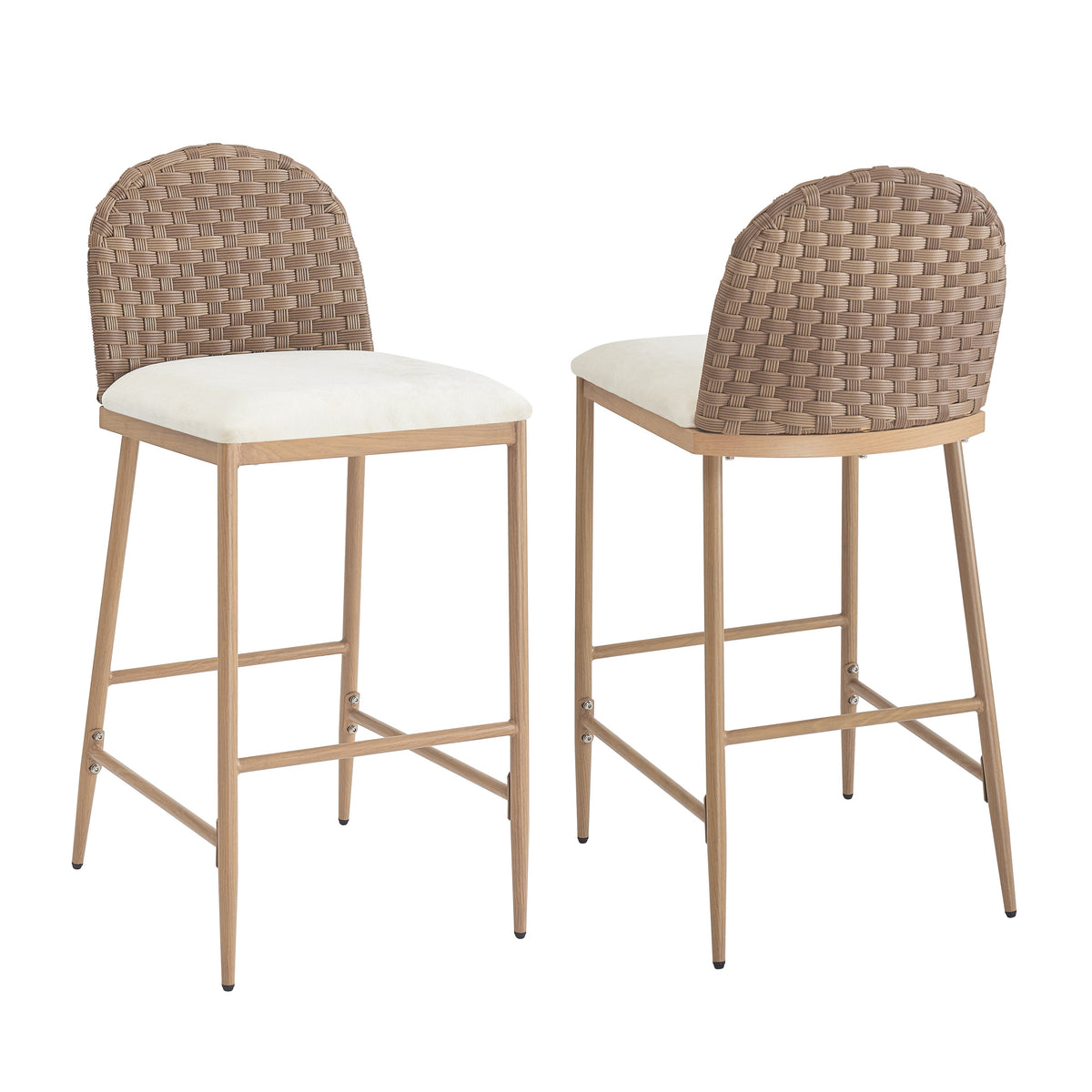 29.5" Farmhouse Barstools Set of 2