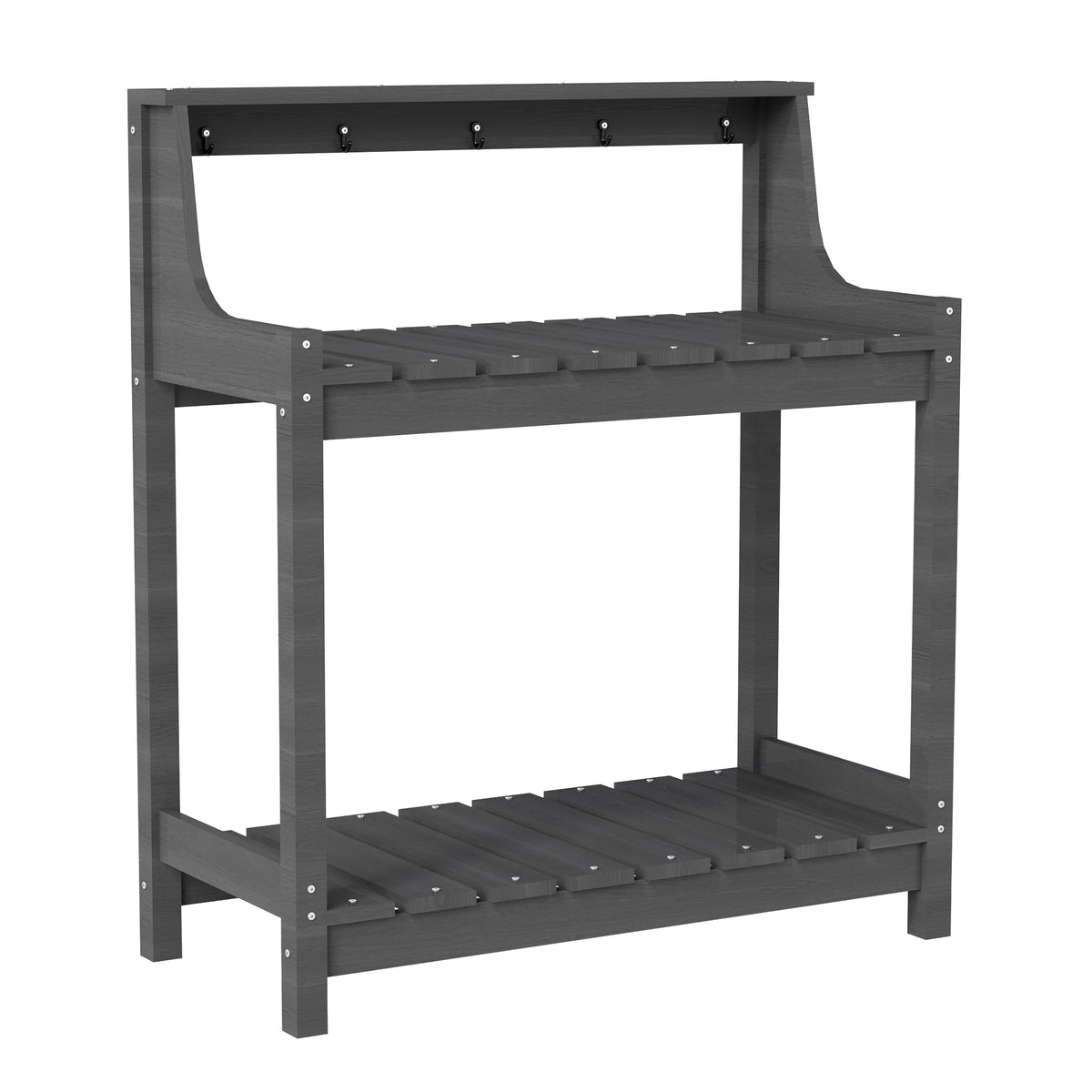 HDPE Garden Potting Table with Storage for Outdoor Use