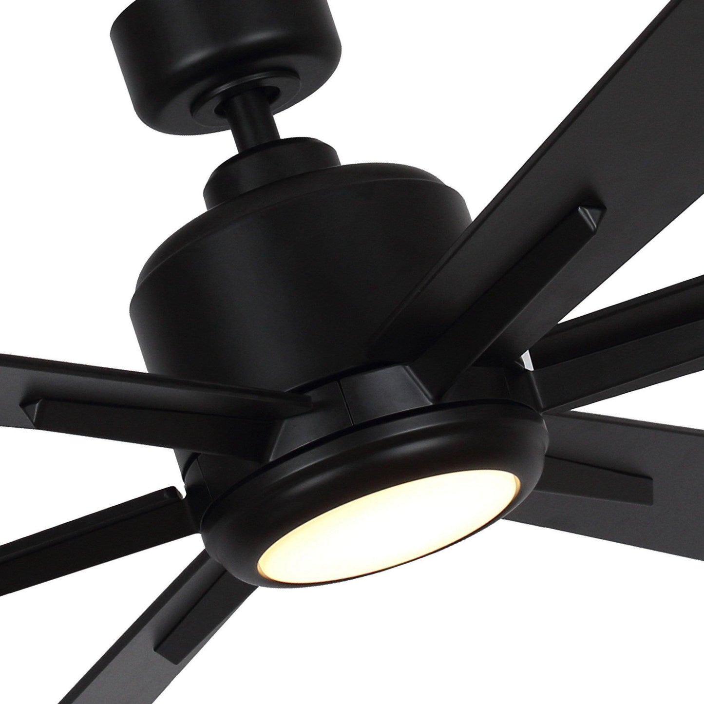 65" Bendan Industrial Downrod Mount Ceiling Fan with Lighting and Remote Control