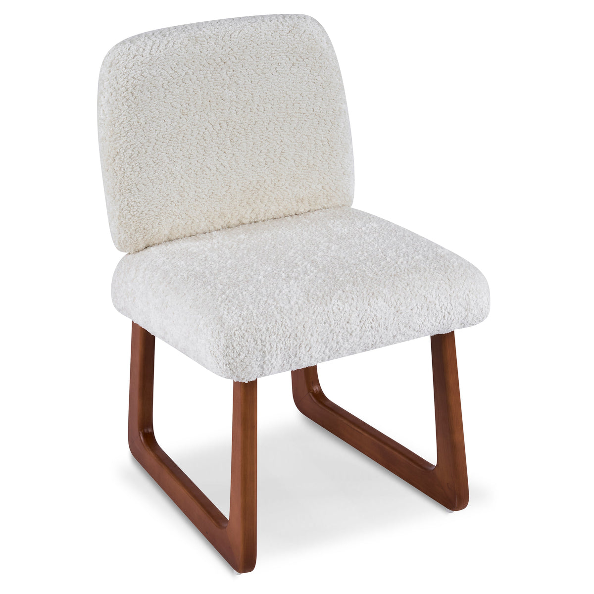 Dining Chair Set of 2, Plush Fabric Upholstered Dining Chairs