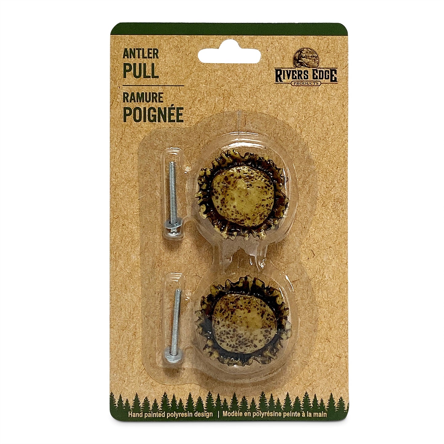 Drawer Cabinet Knobs 2-Pack-Antler