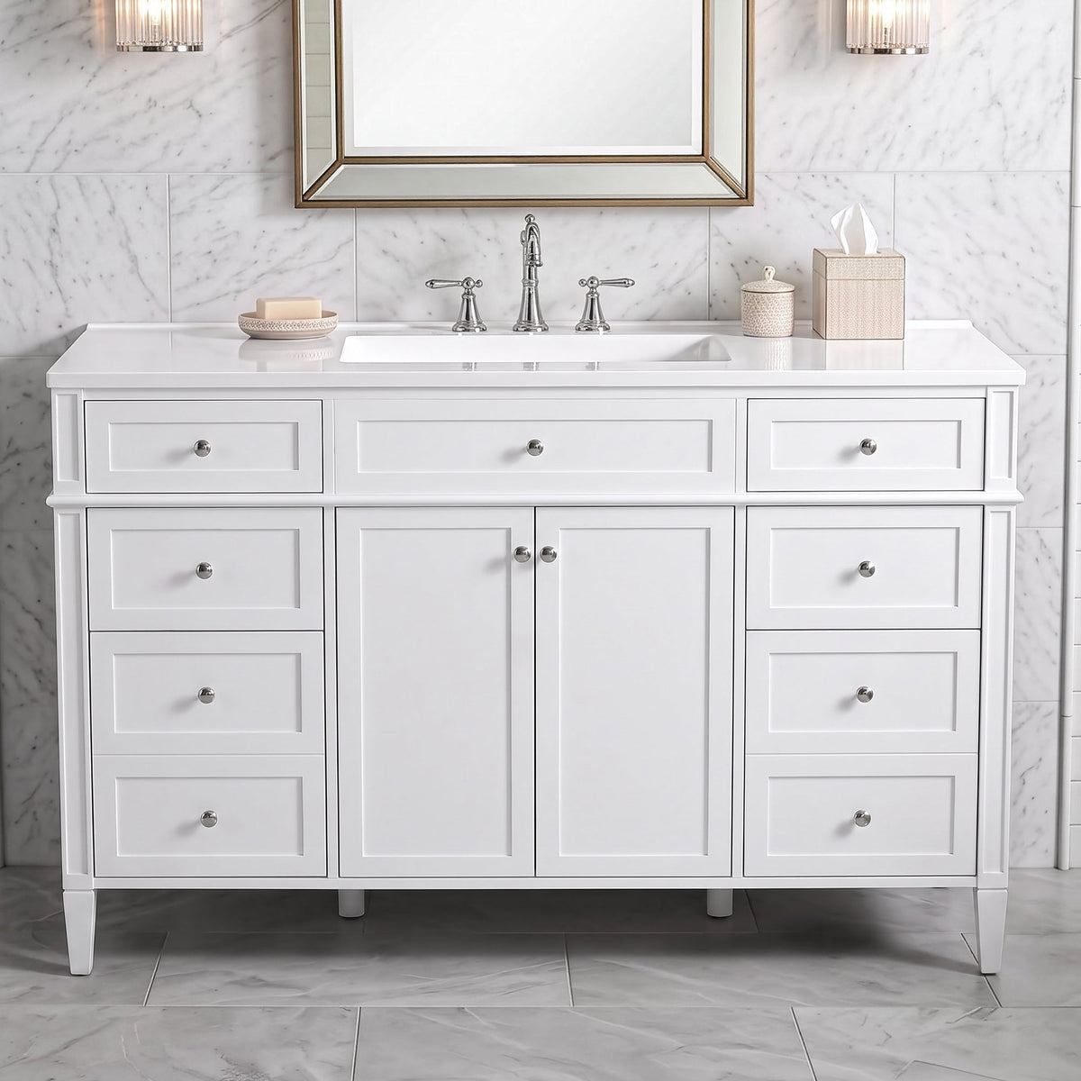 48 Inch Bathroom Vanity with Sink Top