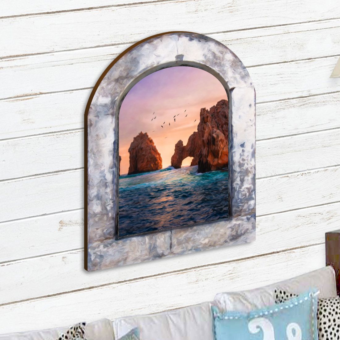 Sunset Serenity Wall Door Hanger by G. DeBrekht - Coastal Sea-Life Decor - 8491001W