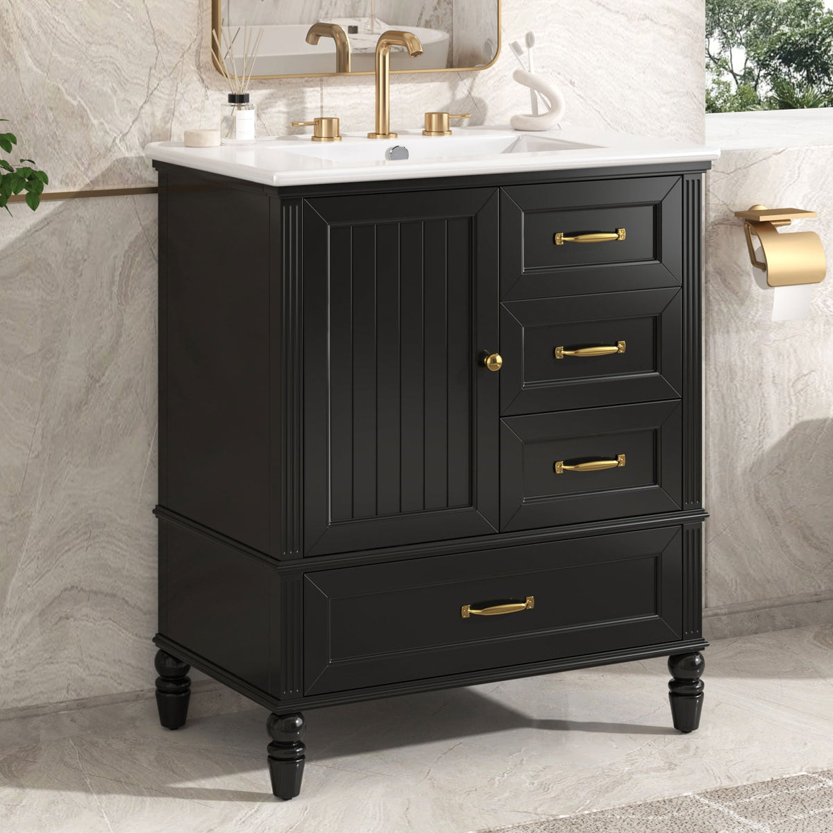 30" Bathroom Vanity with Sink