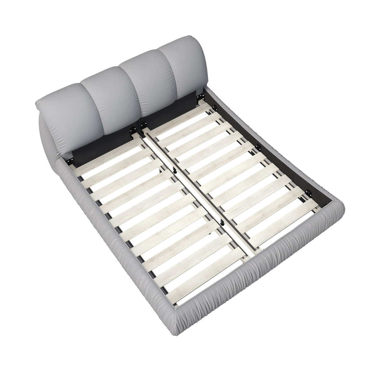 Queen Size Luxury Upholstered Platform Bed