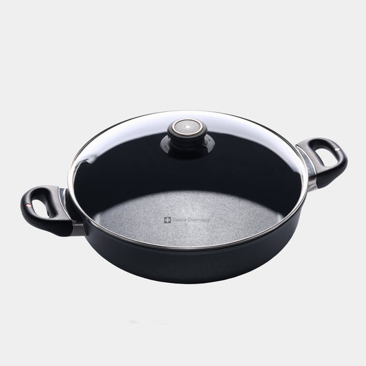 HD Nonstick Sauteuse with Glass Lid
