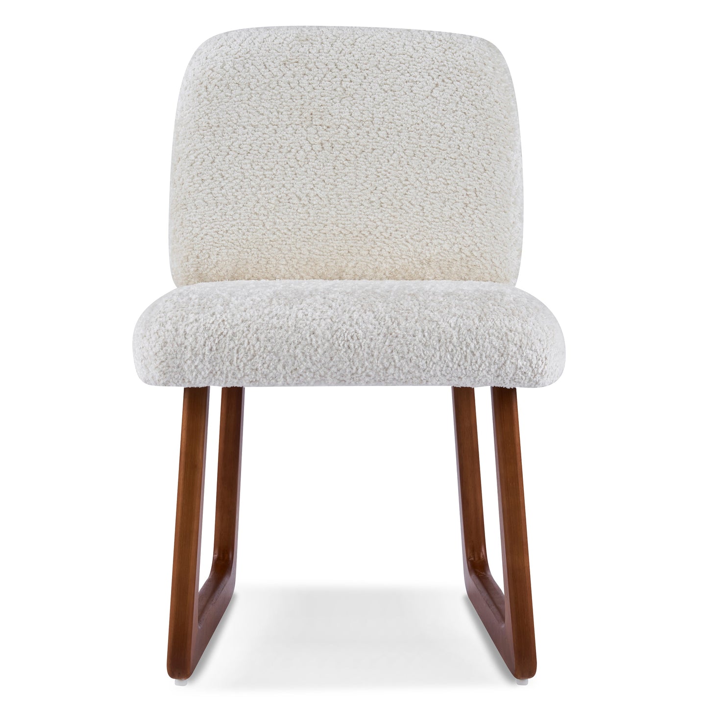 Dining Chair Set of 2, Plush Fabric Upholstered Dining Chairs