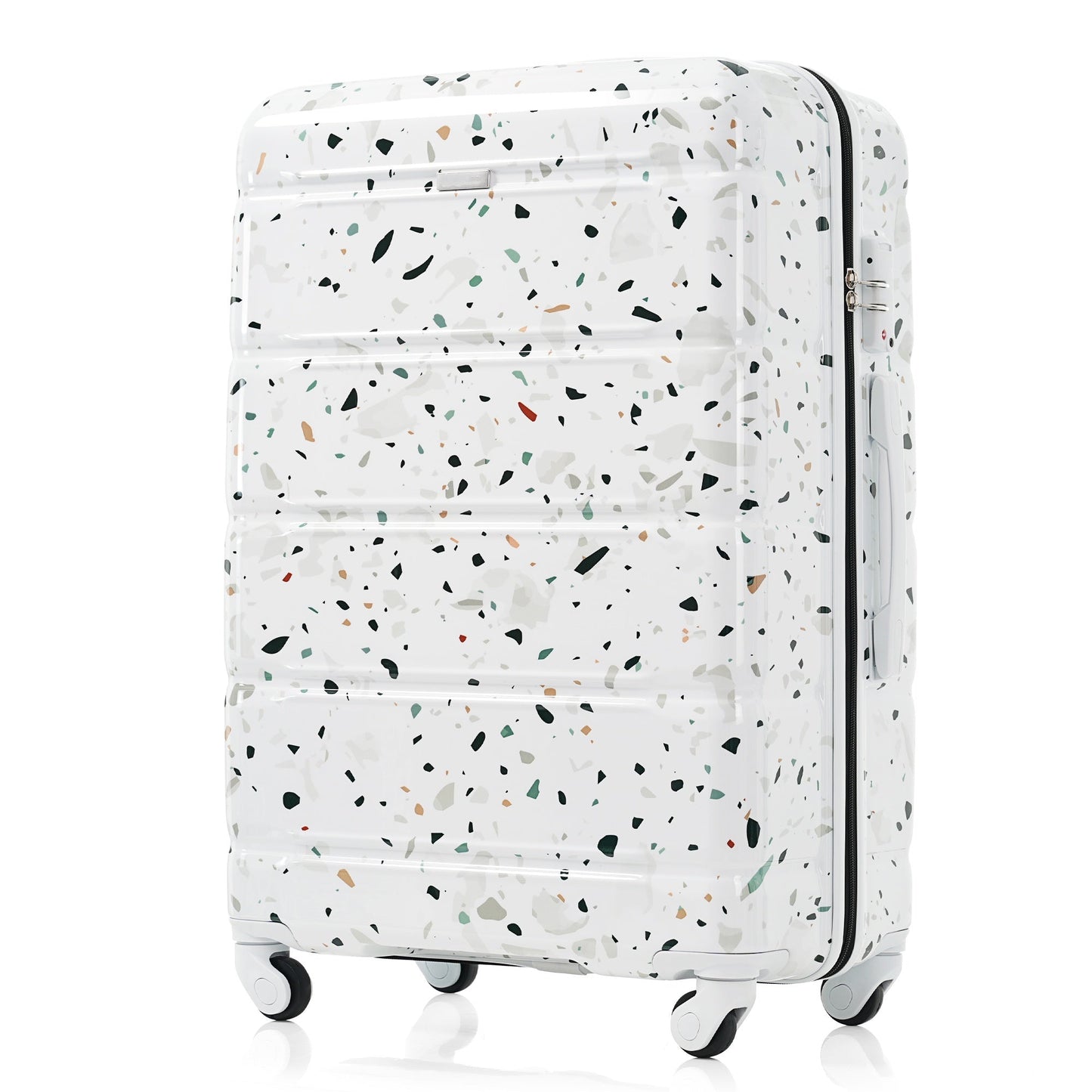 Luggage Set of 3 with USB Port and Spinner Wheels