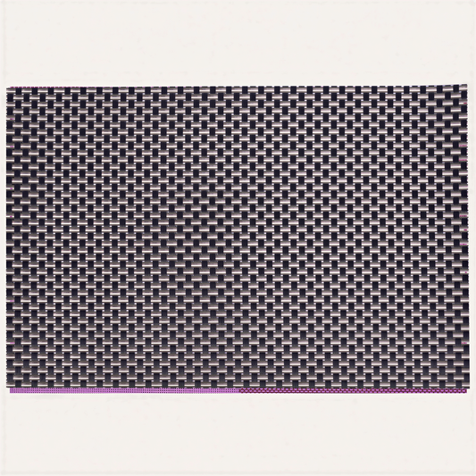 Vinyl Placemats - Heat Resistant Table Protector | Non Slip PVC Kitchen Decor Mats 18x12 Inches