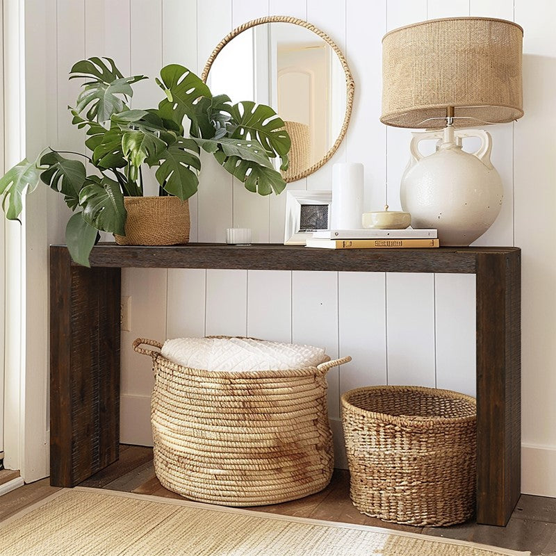 Modern Solid Wood Console Table