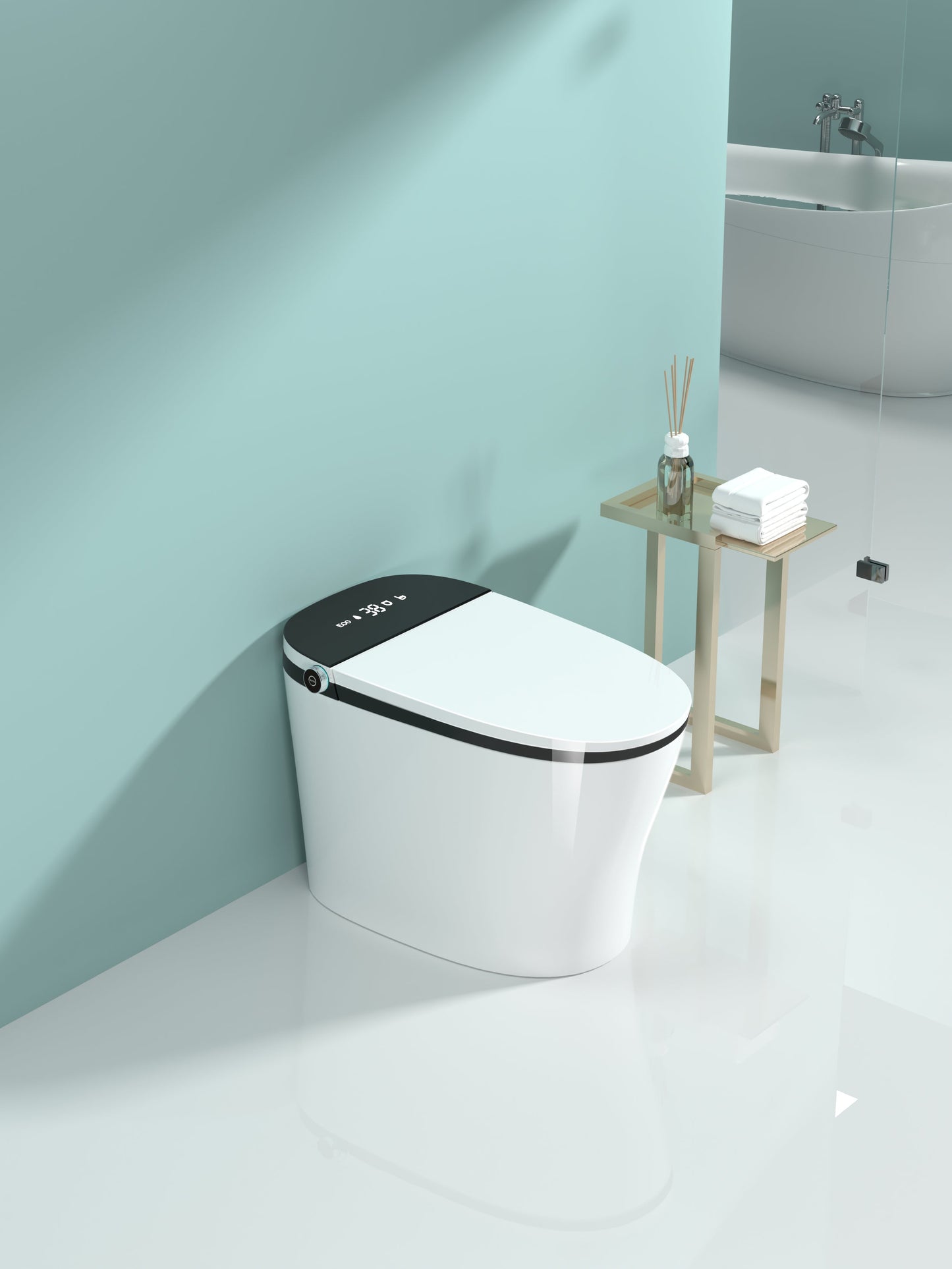 Smart Toilet with Bidet Built-in