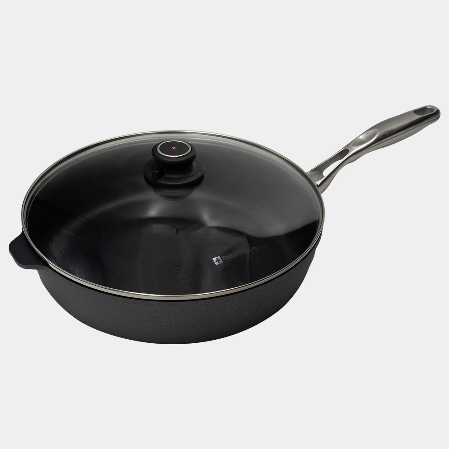 HD Nonstick Saute Pan with Glass Lid - Induction