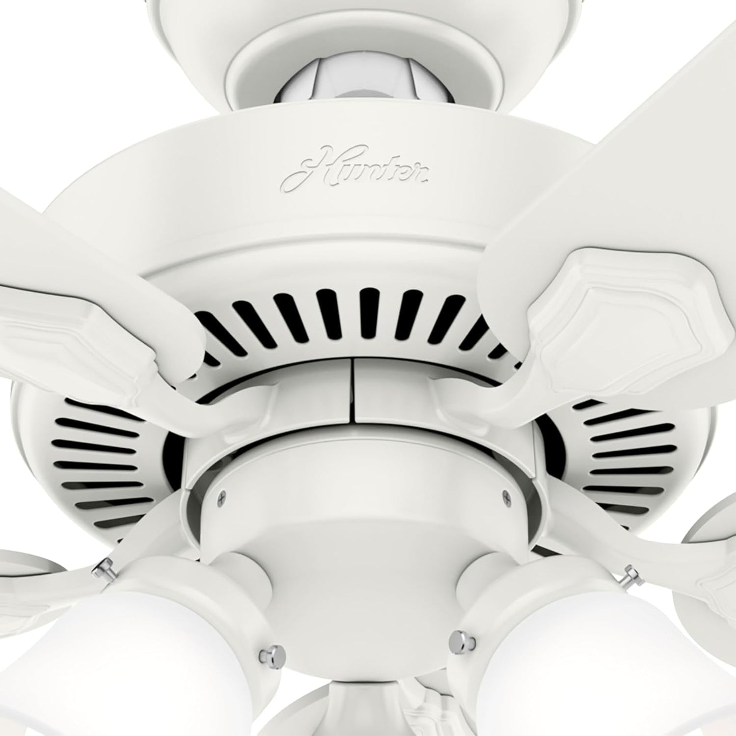44 Inch Indoor Ceiling Fan With LED Lights Quiet Motor