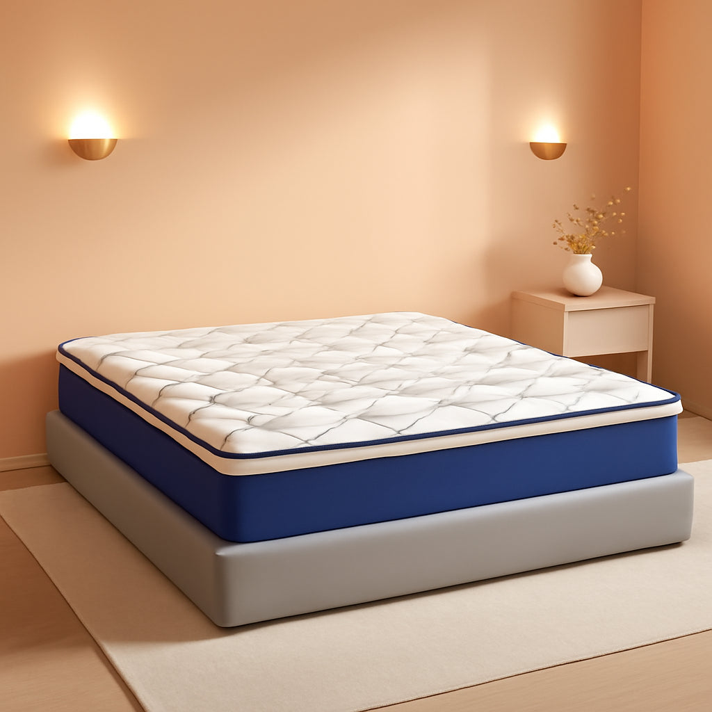 Queen Hybrid Mattress Featuring Pocket Springs GelMemoryFoam
