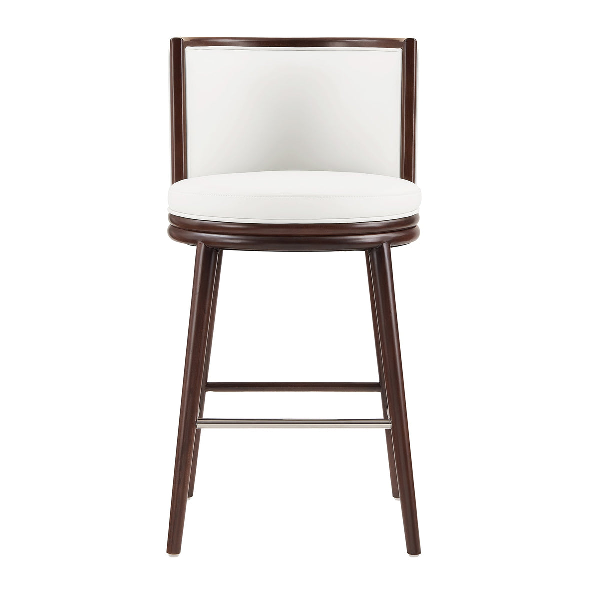Evalyn Wood Upholstered Barstool