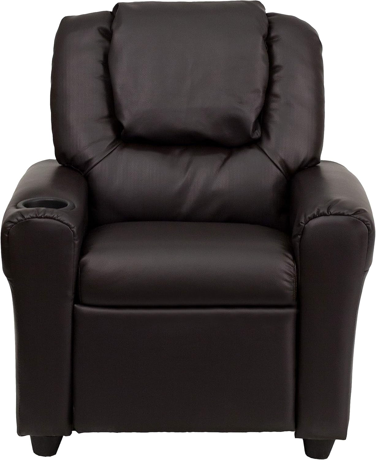 Vana Leathersoft Kids Recliner With Cup Holder And Headrest