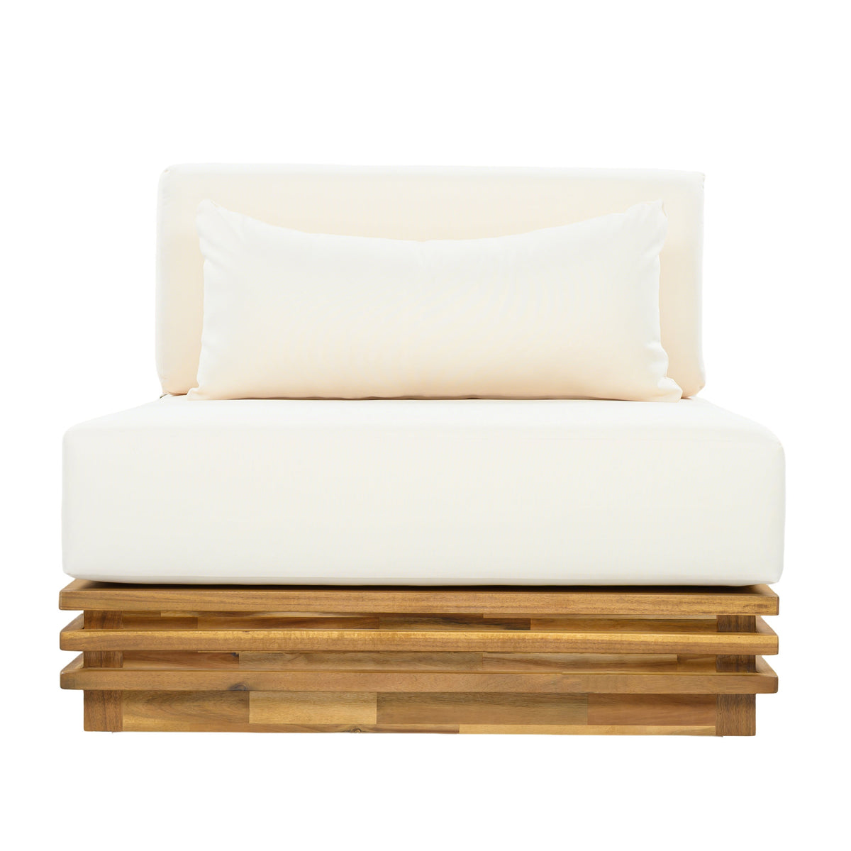 Oversized Outdoor 2-Piece Chat Set with Club Chair and Side Table